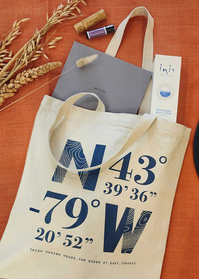 Tote Bag with Coordinates