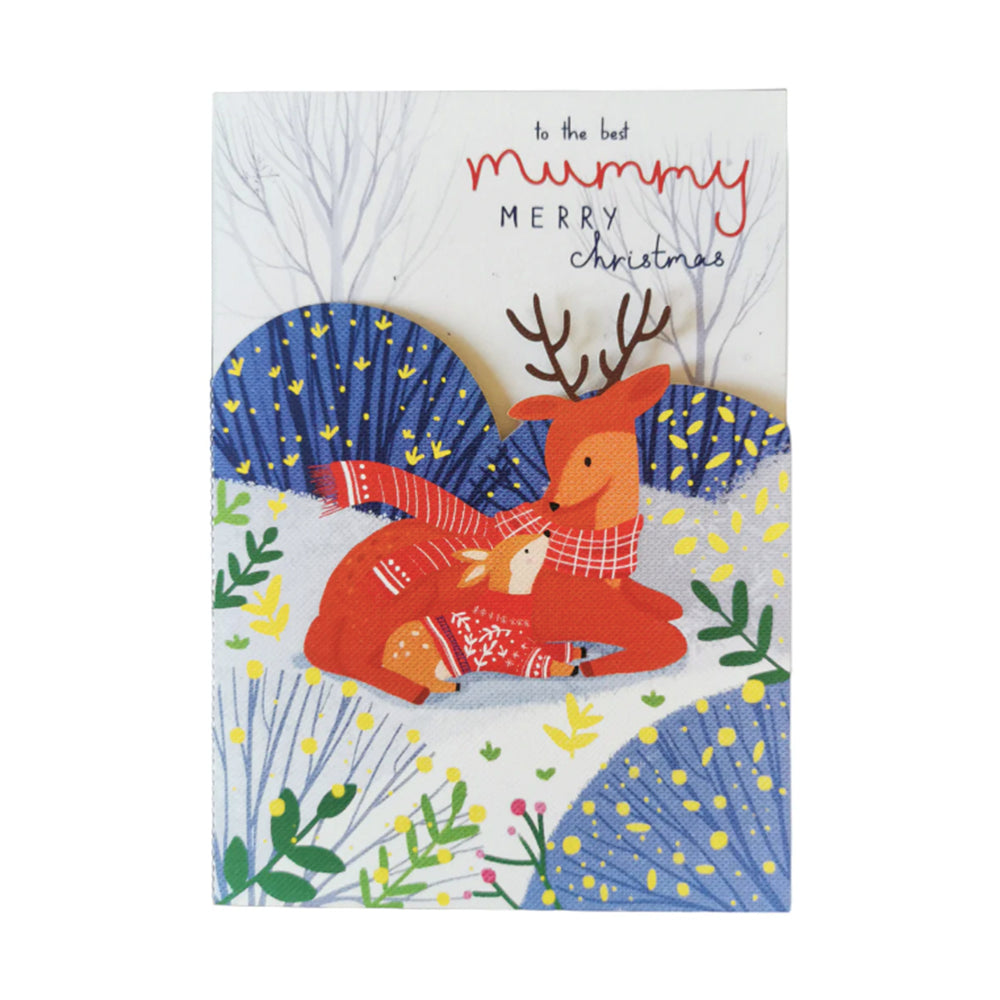 Merry Christmas Card Mummy 