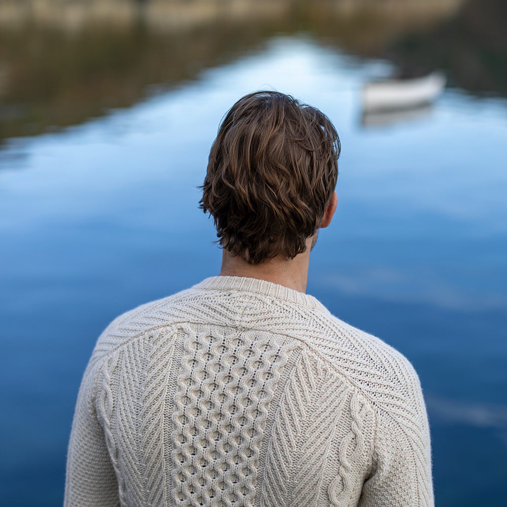 Irish Aran Cable Knit Sweater