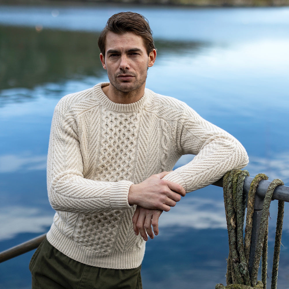 Irish Aran Cable Kntwear Sweater