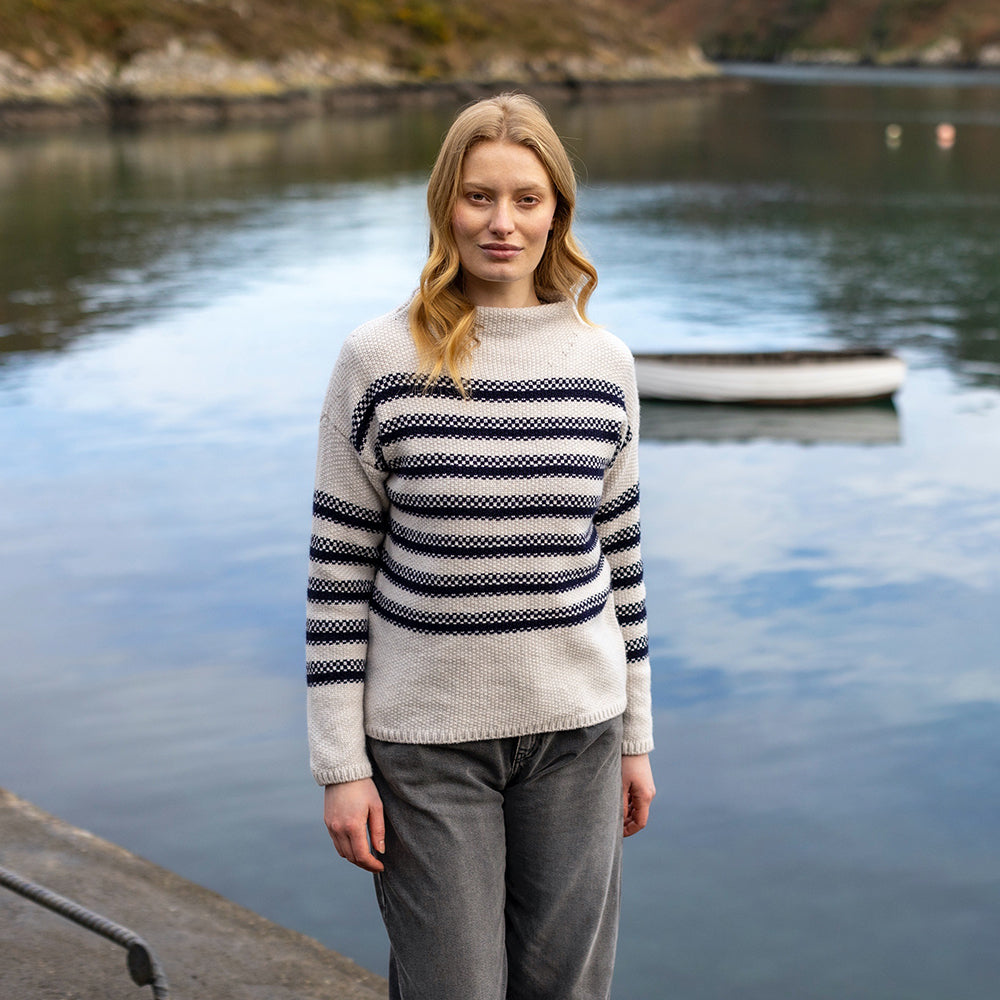 Irish Knit Merino Wool Sweater 