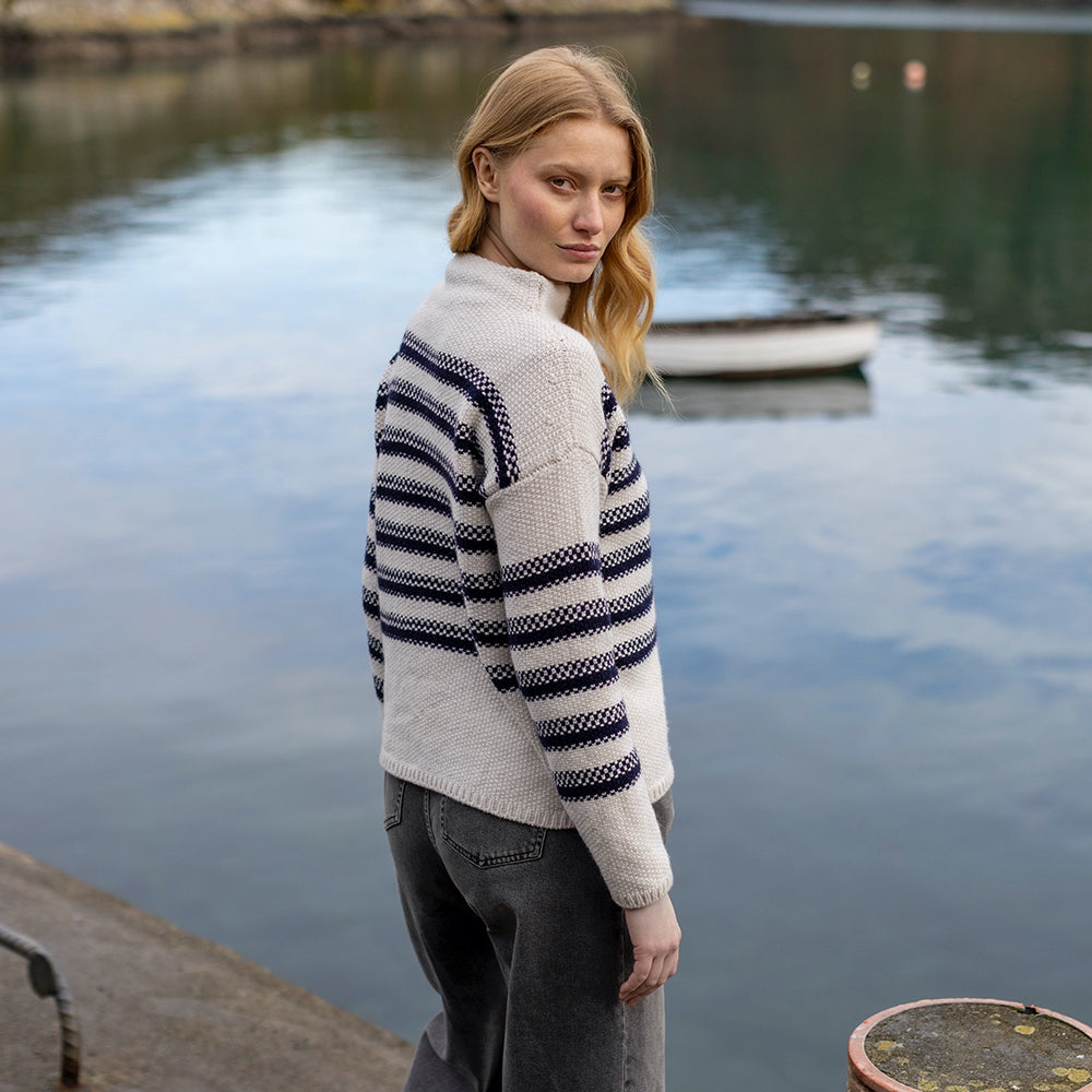 Irish Knit Merino Wool Sweater 