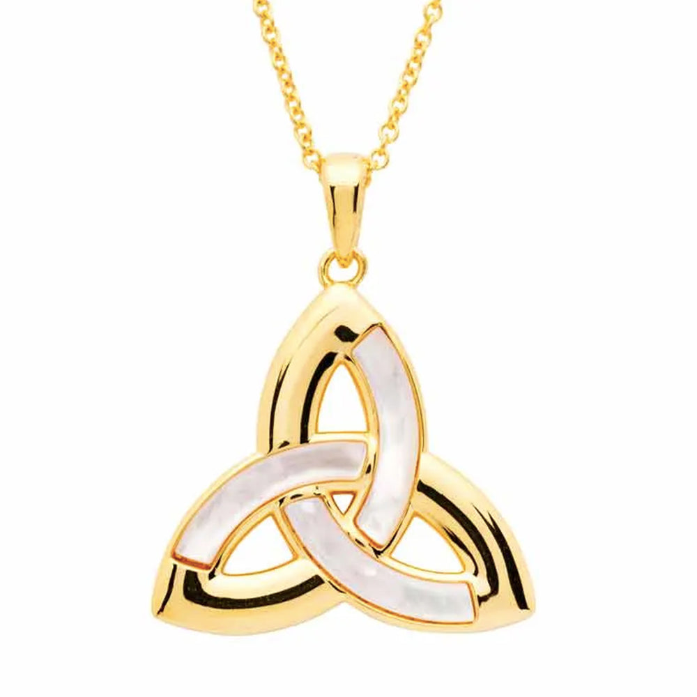 14Kt Gold Trinity Necklace Irish Design