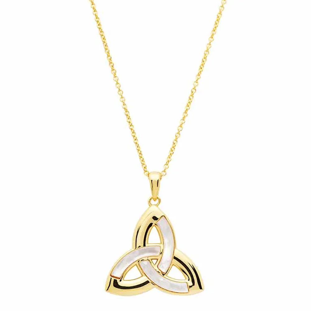 14Kt Gold Trinity Necklace Irish Design