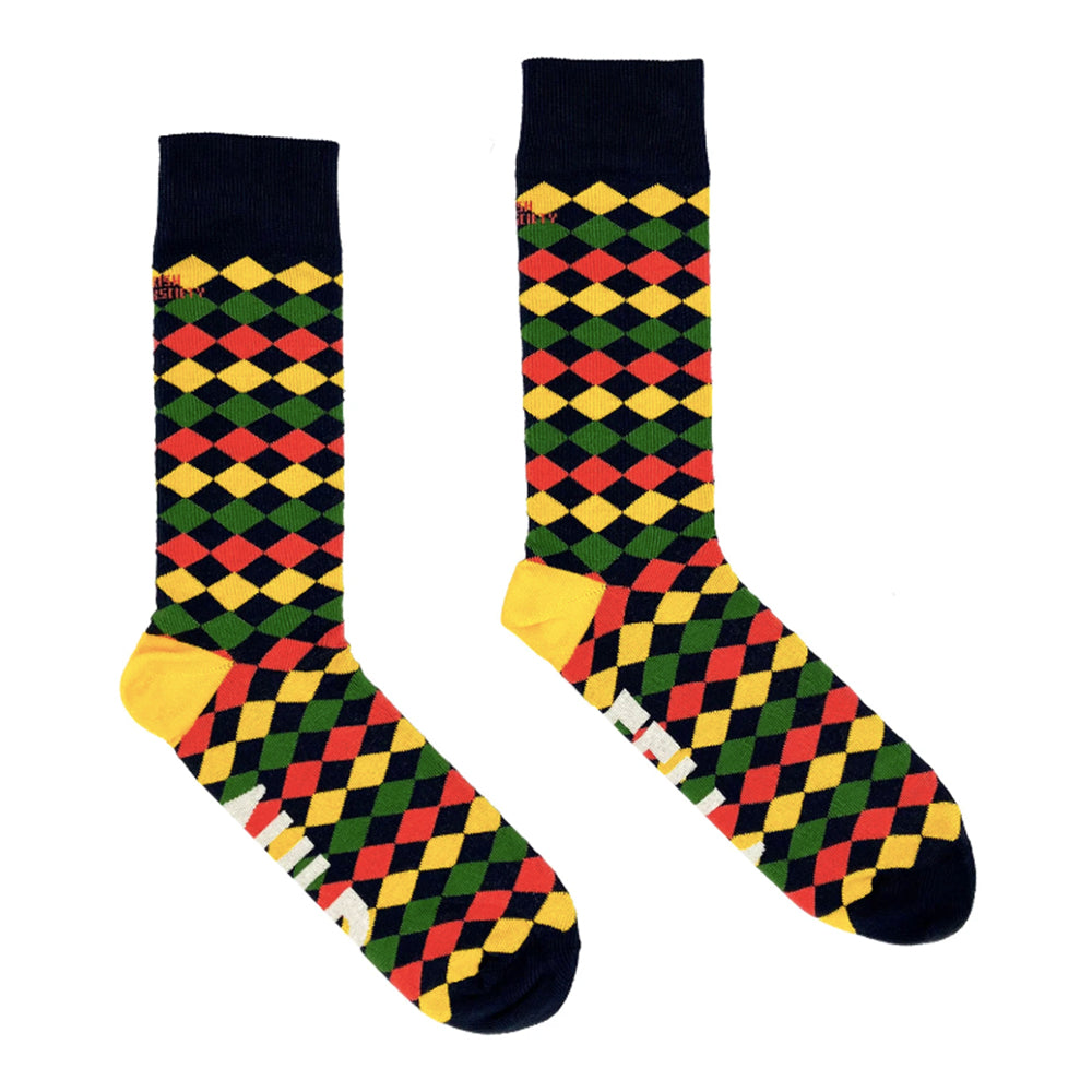 fun colourful 100% cotton irish socks 