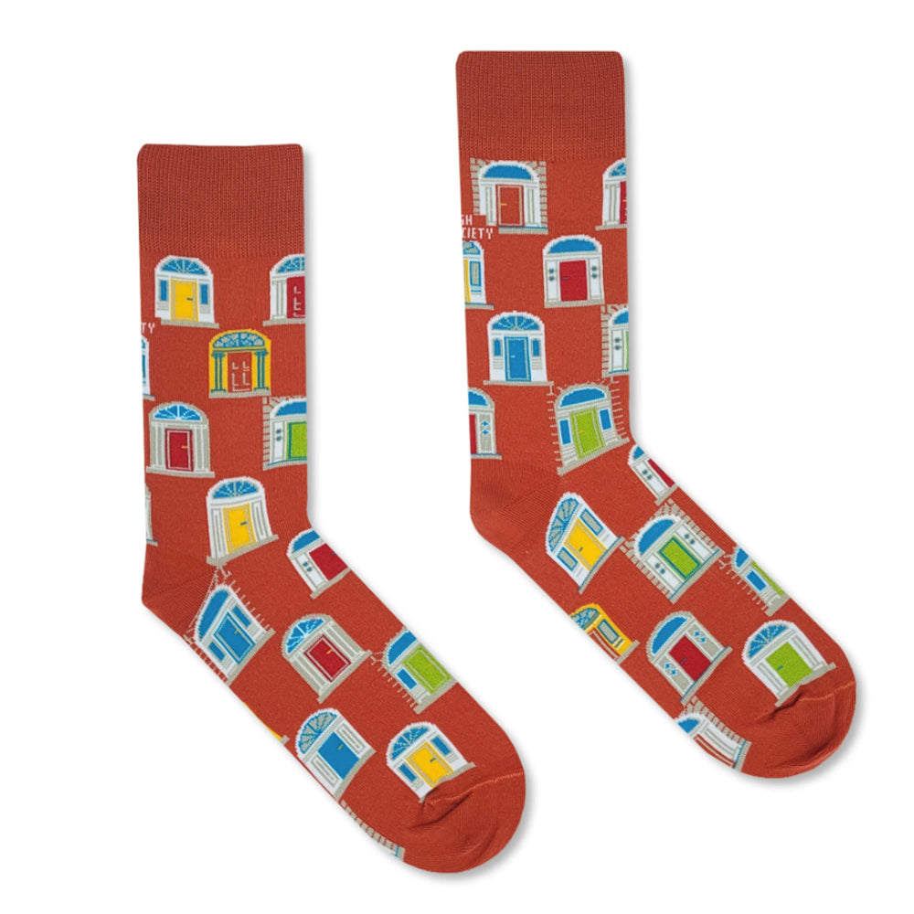 fun colourful 100% cotton irish socks 