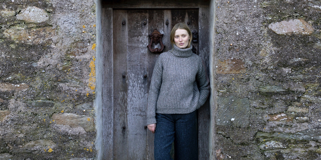 warm irish wool sweater 